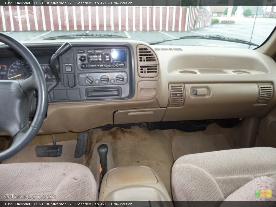 Gray Interior Dashboard for the 1995 Chevrolet C/K K1500 Silverado Z71 Extended Cab 4x4 #51035272