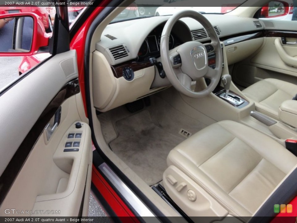 Beige Interior Photo for the 2007 Audi A4 2.0T quattro Avant #51036964