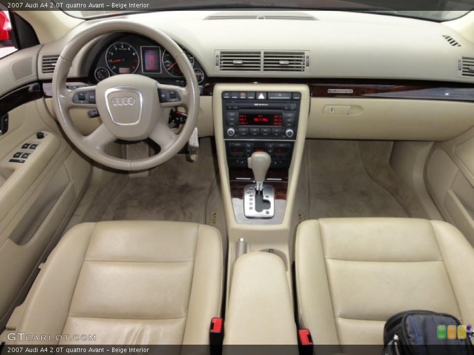 Beige Interior Dashboard for the 2007 Audi A4 2.0T quattro Avant #51037144