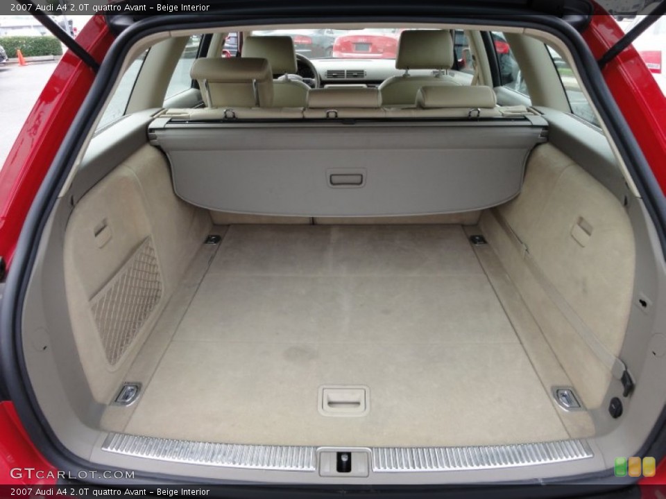 Beige Interior Trunk for the 2007 Audi A4 2.0T quattro Avant #51037195