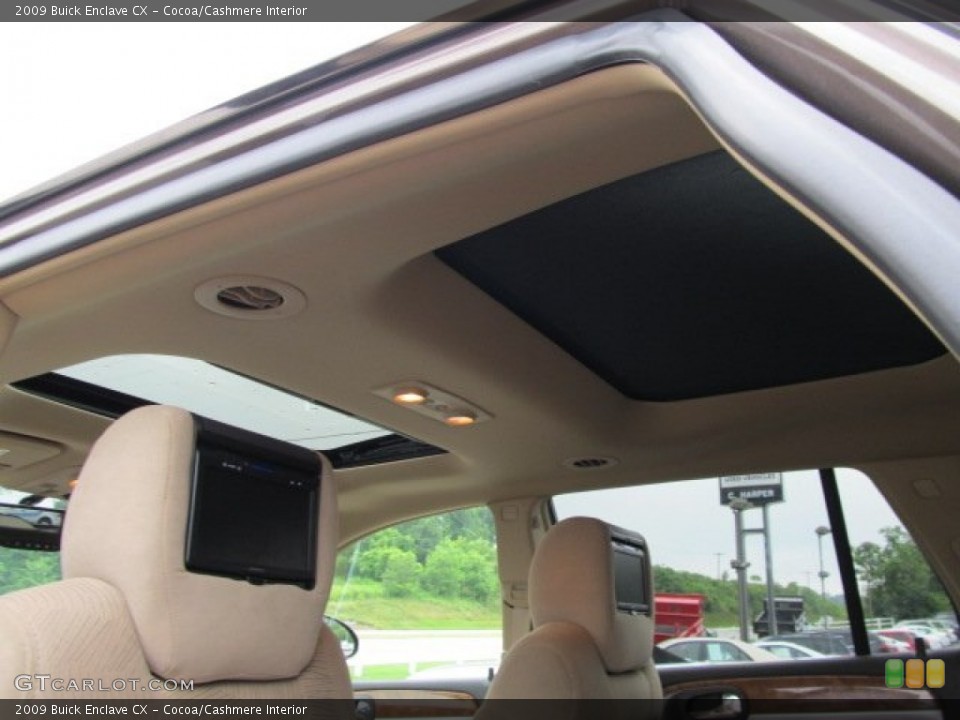 Cocoa/Cashmere Interior Sunroof for the 2009 Buick Enclave CX #51037285