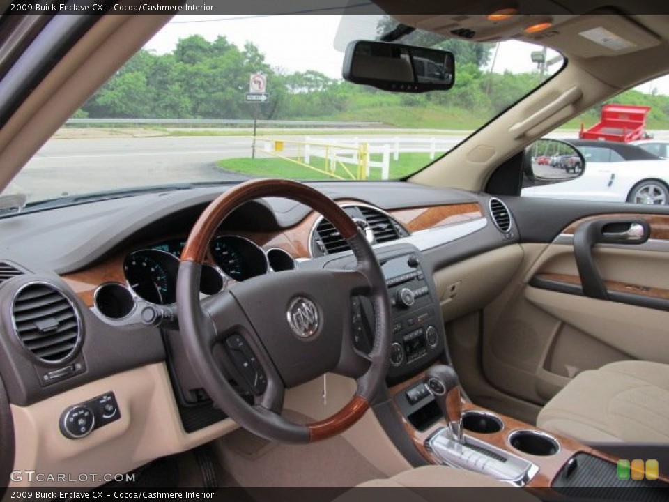 Cocoa/Cashmere Interior Dashboard for the 2009 Buick Enclave CX #51037324