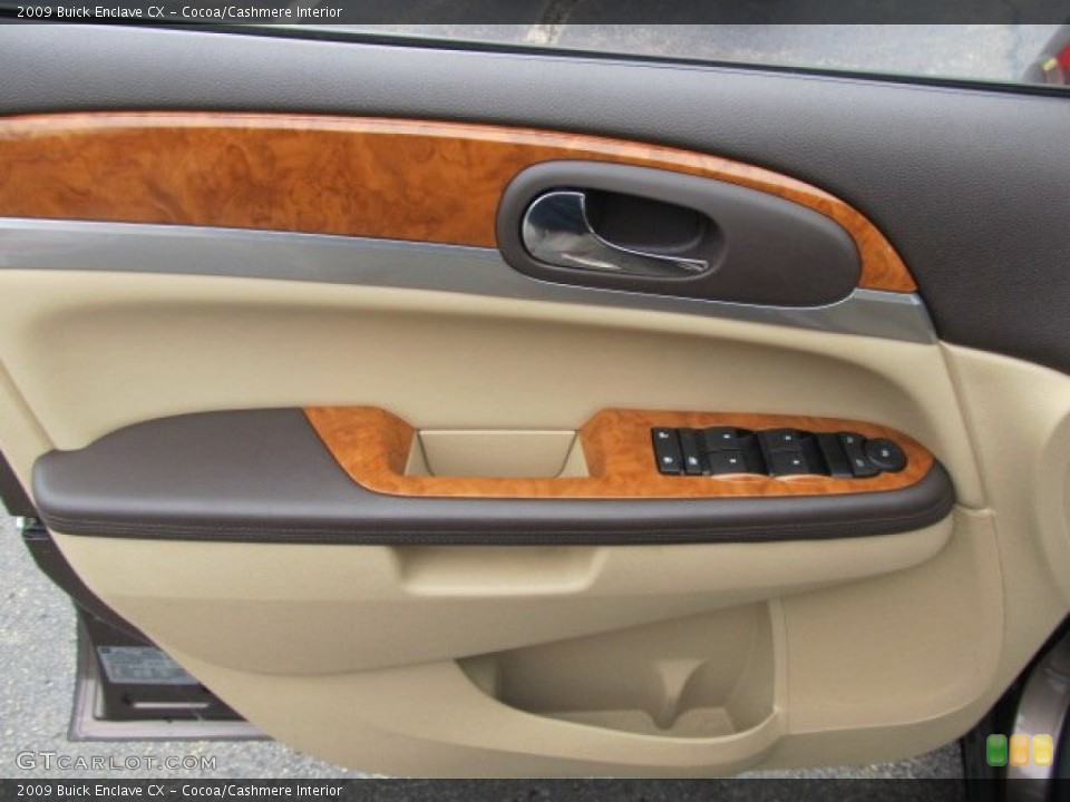 Cocoa/Cashmere Interior Door Panel for the 2009 Buick Enclave CX #51037342