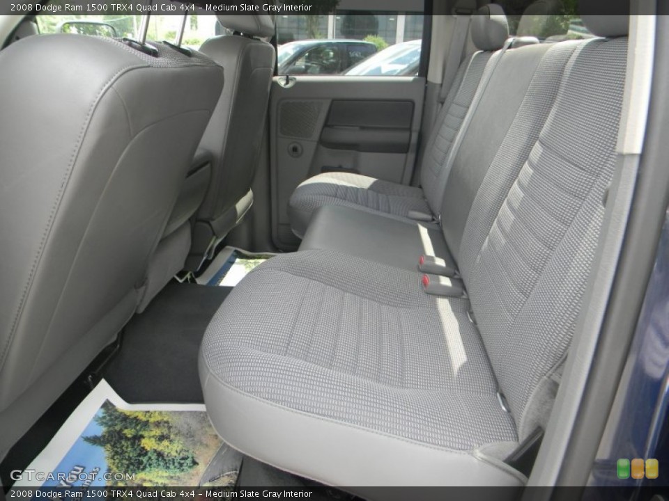 Medium Slate Gray Interior Photo for the 2008 Dodge Ram 1500 TRX4 Quad Cab 4x4 #51037816