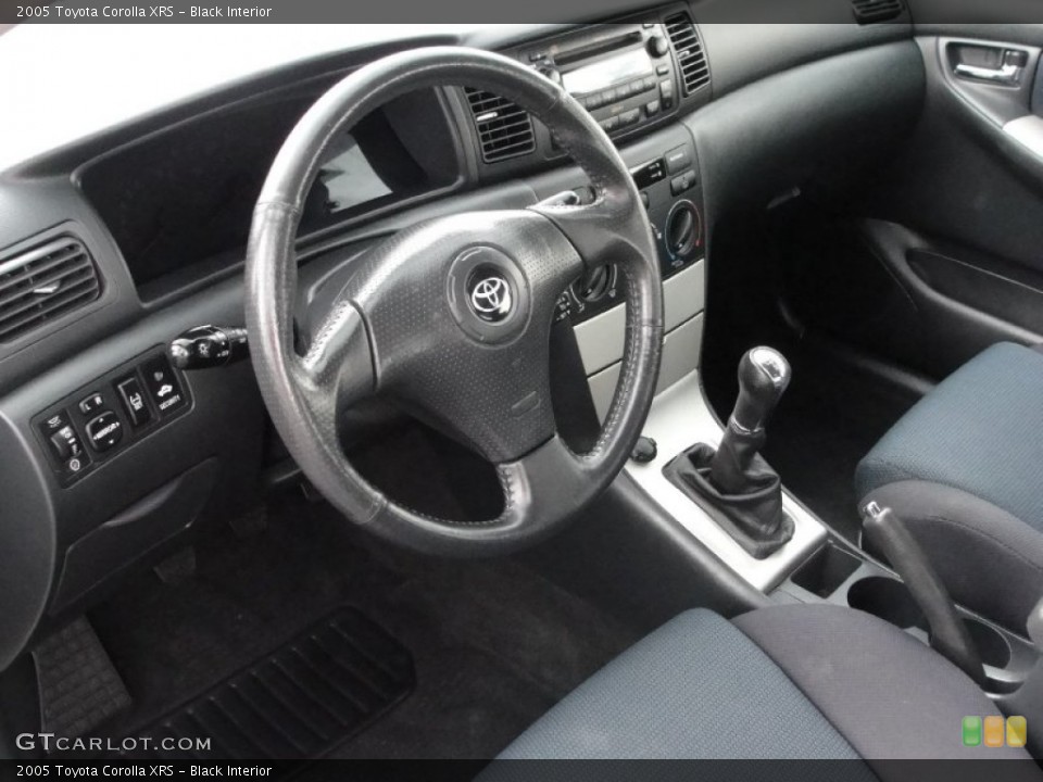 Black Interior Photo for the 2005 Toyota Corolla XRS #51038185