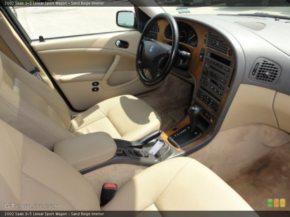 Sand Beige Interior Photo for the 2002 Saab 9-5 Linear Sport Wagon #51038233