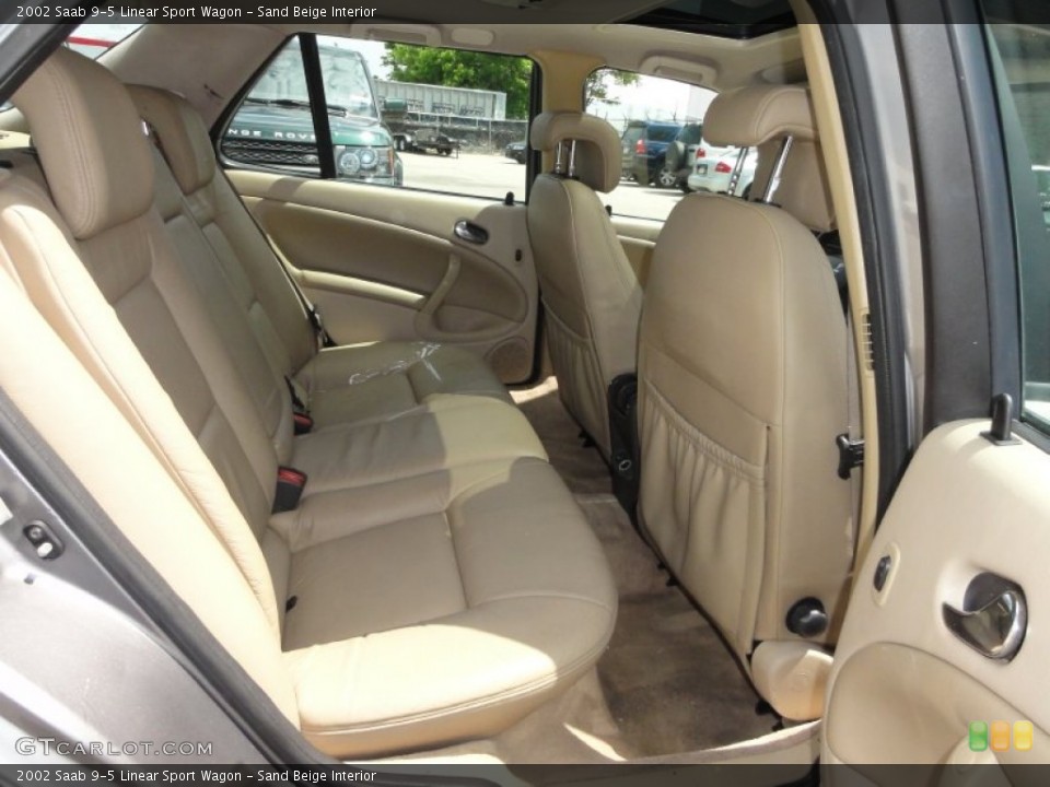 Sand Beige Interior Photo for the 2002 Saab 9-5 Linear Sport Wagon #51038311