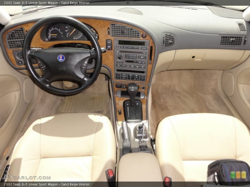 Sand Beige Interior Dashboard for the 2002 Saab 9-5 Linear Sport Wagon #51038413