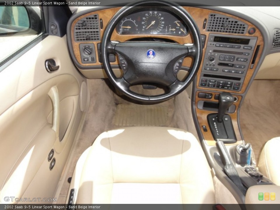 Sand Beige Interior Dashboard for the 2002 Saab 9-5 Linear Sport Wagon #51038425