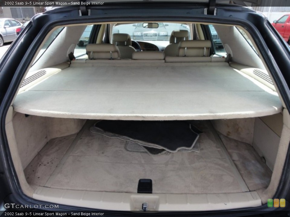 Sand Beige Interior Trunk for the 2002 Saab 9-5 Linear Sport Wagon #51038449