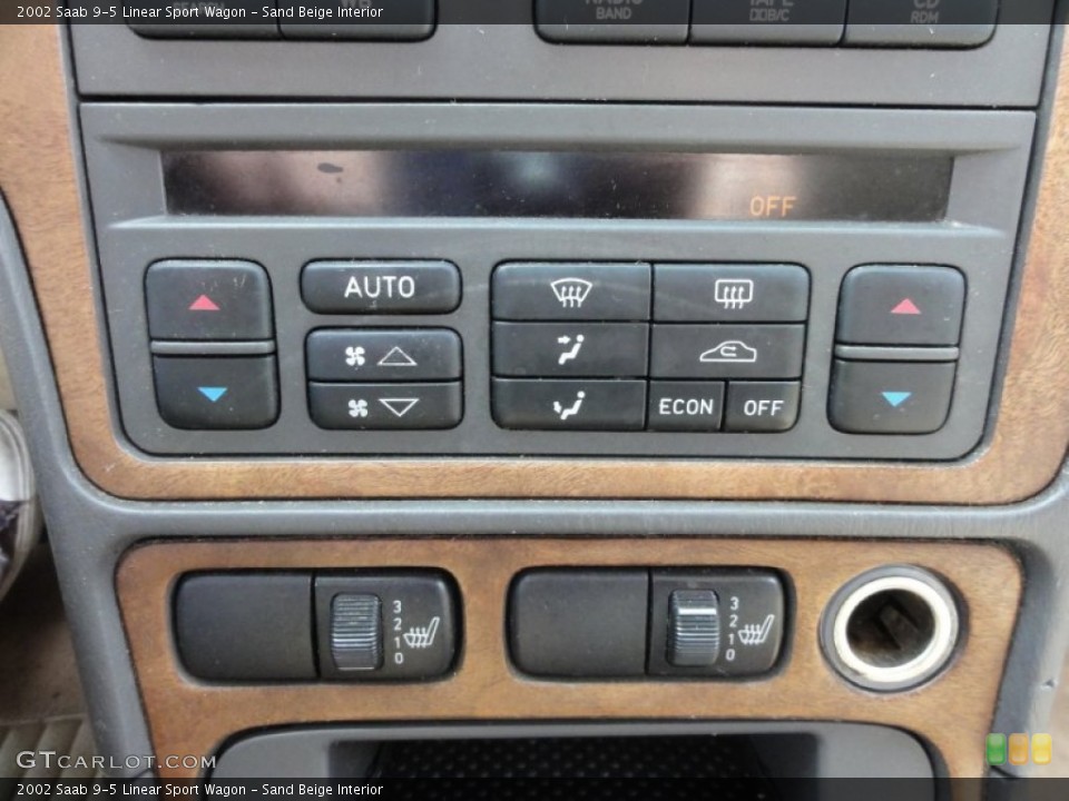 Sand Beige Interior Controls for the 2002 Saab 9-5 Linear Sport Wagon #51038662