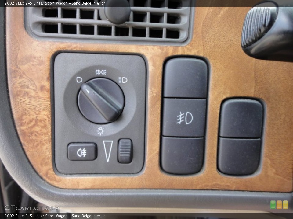 Sand Beige Interior Controls for the 2002 Saab 9-5 Linear Sport Wagon #51038794