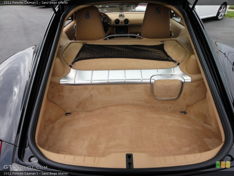 Sand Beige Interior Trunk for the 2011 Porsche Cayman S #51040414