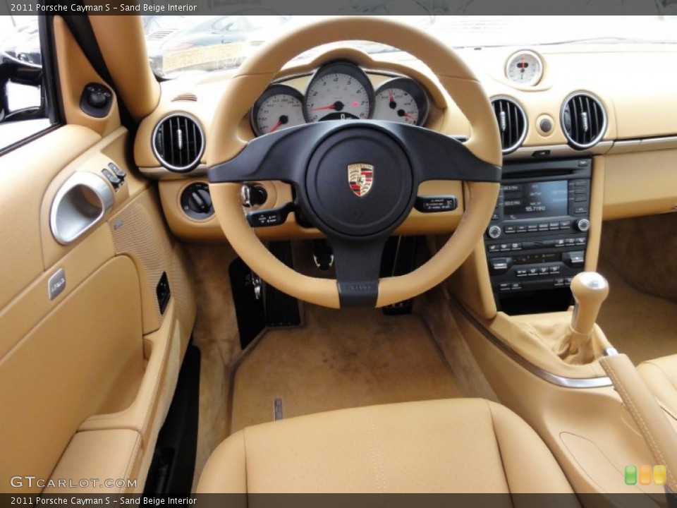 Sand Beige Interior Controls for the 2011 Porsche Cayman S #51040582
