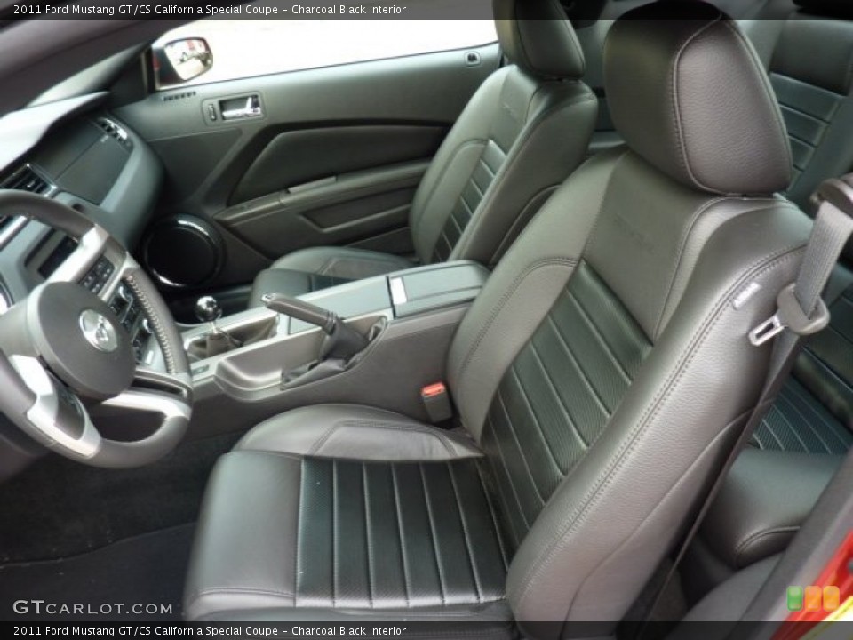 Charcoal Black Interior Photo for the 2011 Ford Mustang GT/CS California Special Coupe #51041935