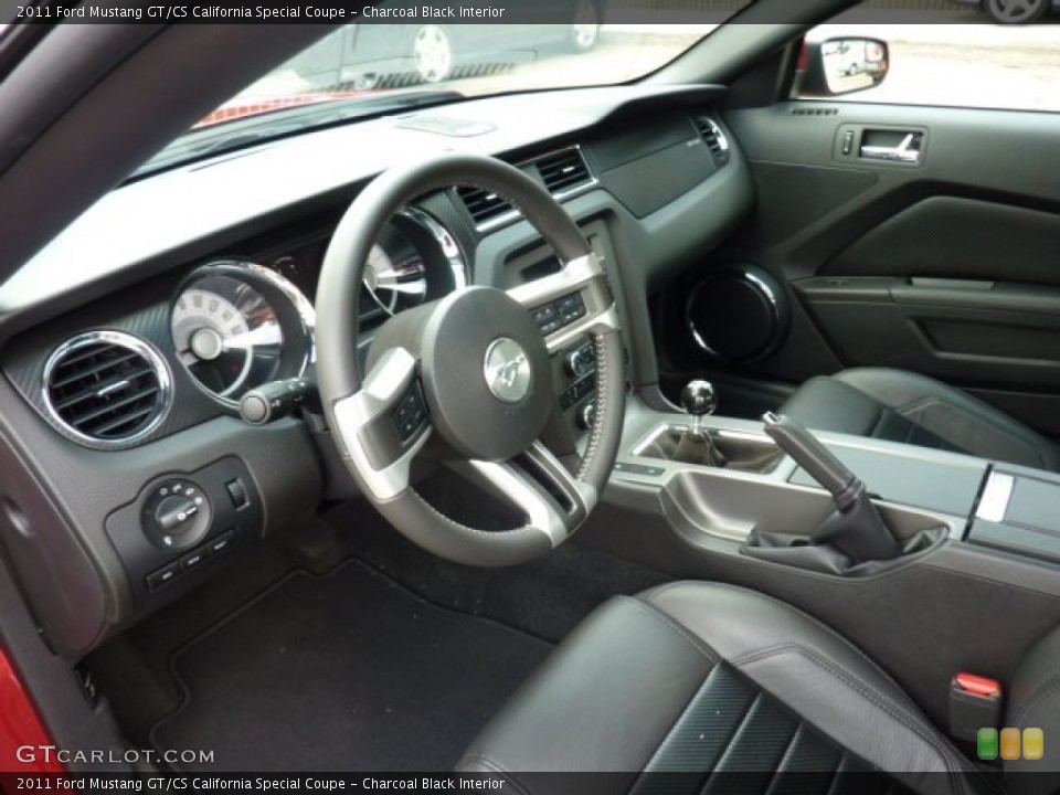 Charcoal Black Interior Photo for the 2011 Ford Mustang GT/CS California Special Coupe #51041965