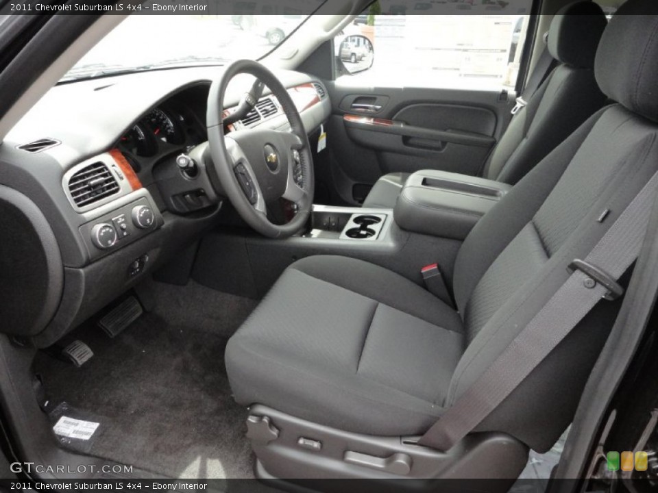 Ebony Interior Photo for the 2011 Chevrolet Suburban LS 4x4 #51042298
