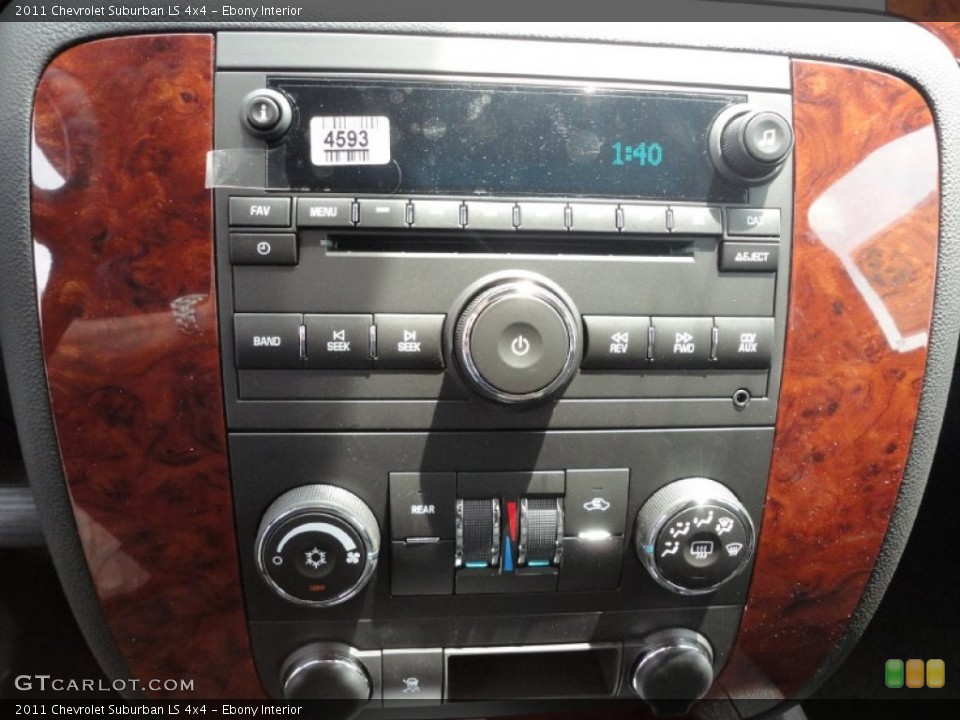 Ebony Interior Controls for the 2011 Chevrolet Suburban LS 4x4 #51042367