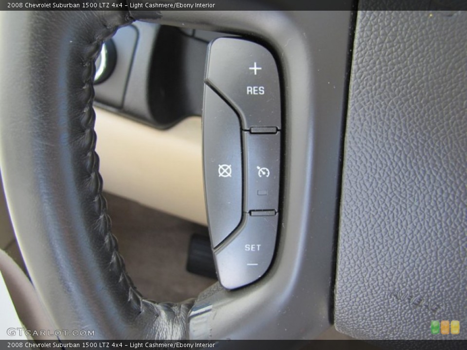 Light Cashmere/Ebony Interior Controls for the 2008 Chevrolet Suburban 1500 LTZ 4x4 #51042946