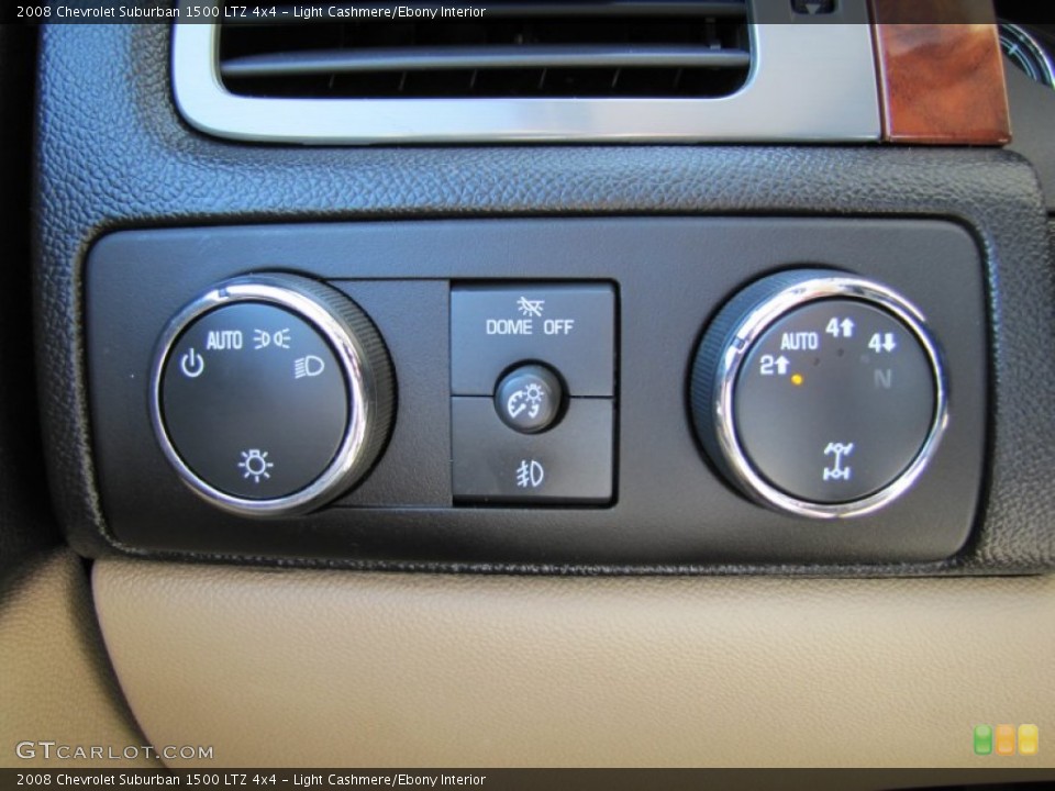 Light Cashmere/Ebony Interior Controls for the 2008 Chevrolet Suburban 1500 LTZ 4x4 #51042994