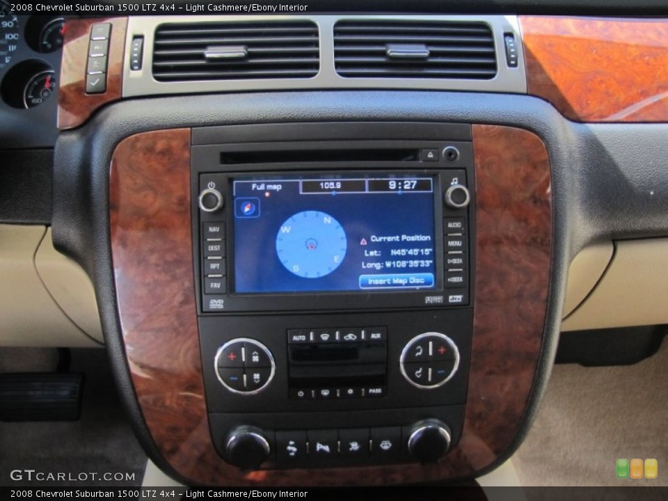 Light Cashmere/Ebony Interior Controls for the 2008 Chevrolet Suburban 1500 LTZ 4x4 #51043018