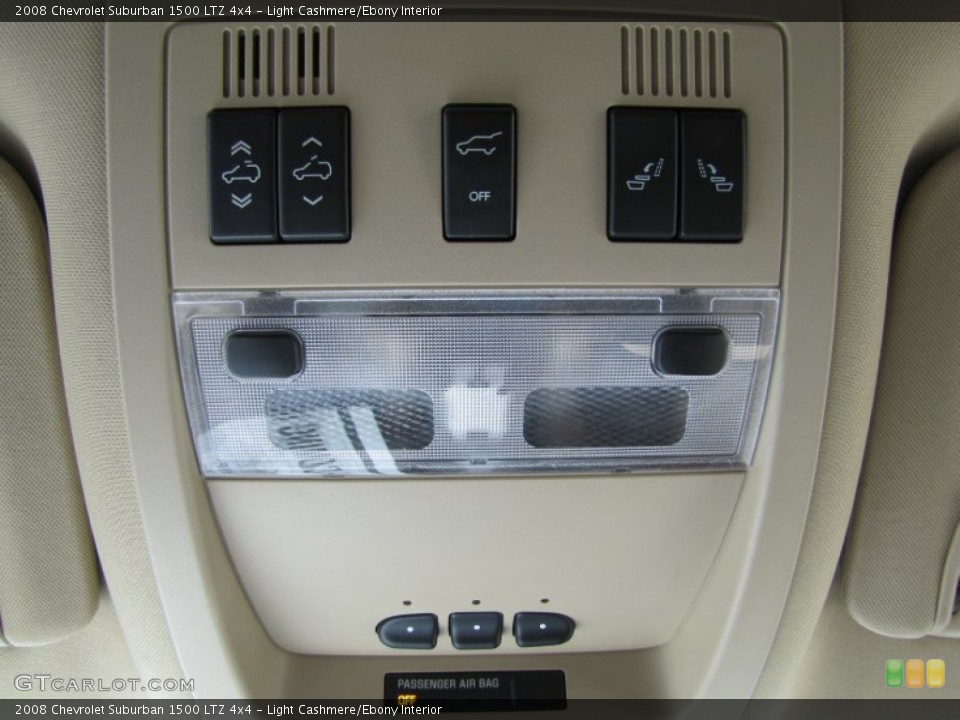 Light Cashmere/Ebony Interior Controls for the 2008 Chevrolet Suburban 1500 LTZ 4x4 #51043096