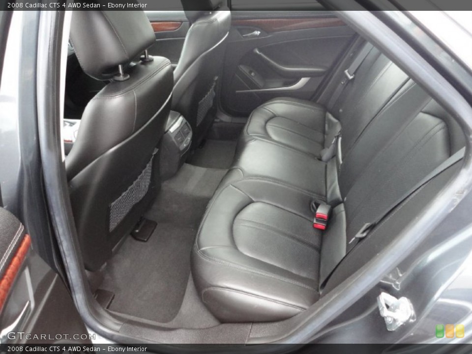 Ebony Interior Photo for the 2008 Cadillac CTS 4 AWD Sedan #51044395