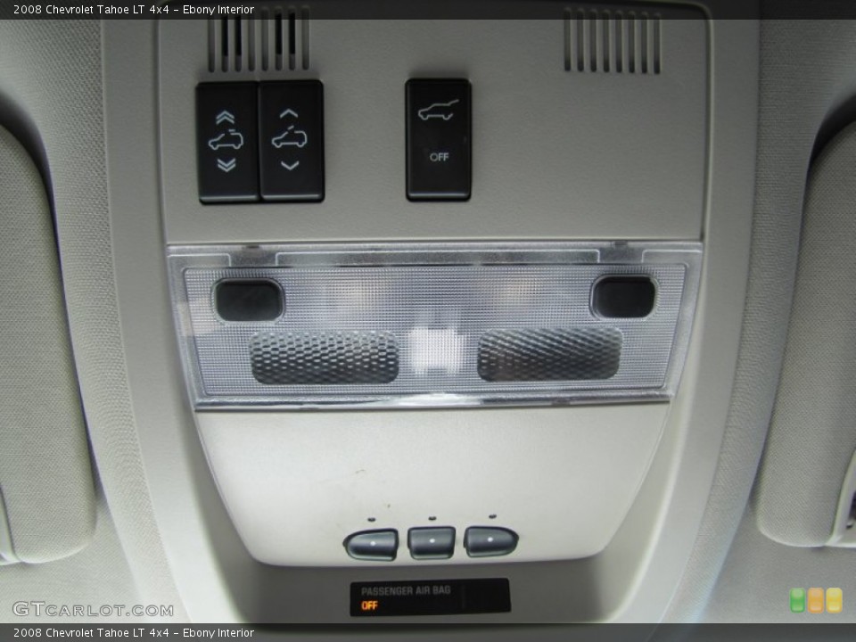 Ebony Interior Controls for the 2008 Chevrolet Tahoe LT 4x4 #51045577