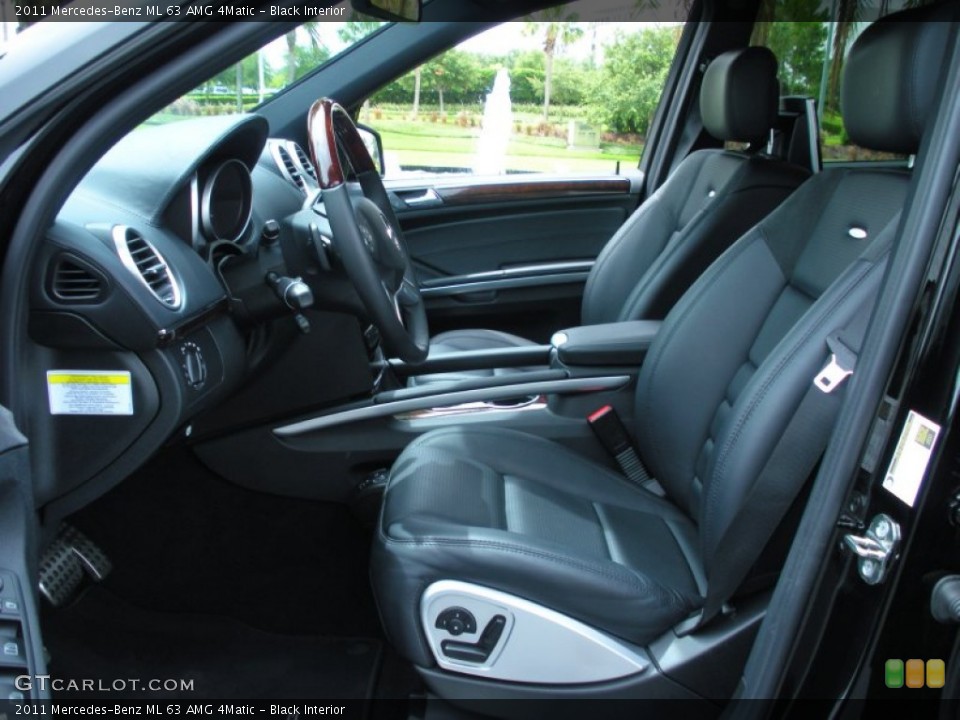 Black Interior Photo for the 2011 Mercedes-Benz ML 63 AMG 4Matic #51047044