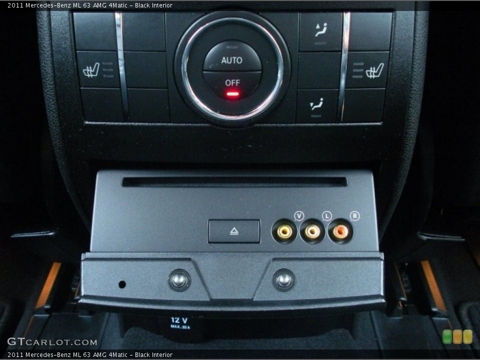 Black Interior Controls for the 2011 Mercedes-Benz ML 63 AMG 4Matic #51047179