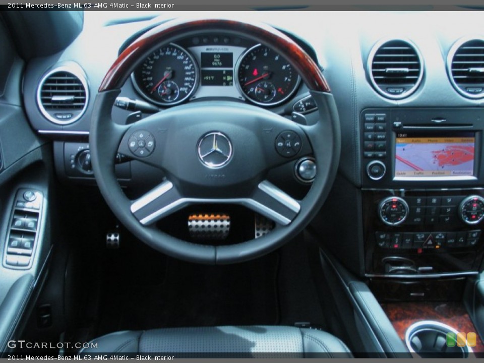 Black Interior Steering Wheel for the 2011 Mercedes-Benz ML 63 AMG 4Matic #51047213