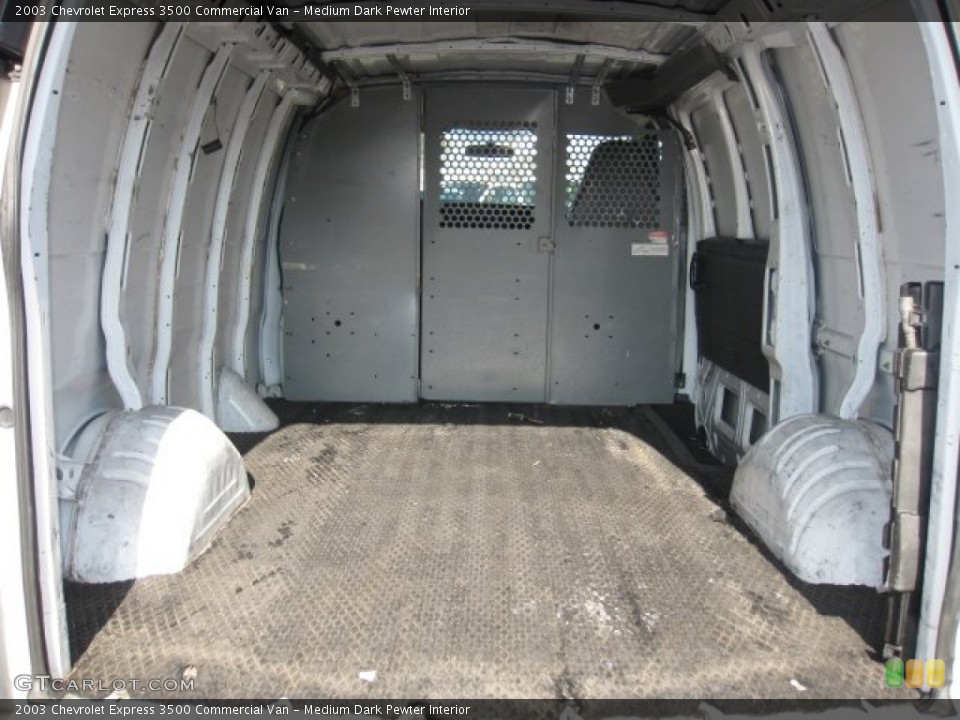 Medium Dark Pewter Interior Trunk for the 2003 Chevrolet Express 3500 Commercial Van #51047872