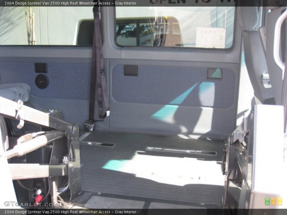Gray Interior Photo for the 2004 Dodge Sprinter Van 2500 High Roof Wheelchair Access #51048514