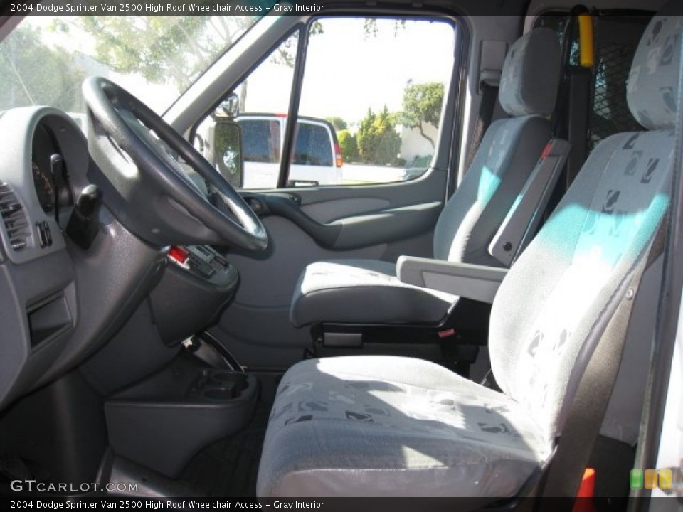 Gray Interior Photo for the 2004 Dodge Sprinter Van 2500 High Roof Wheelchair Access #51048529