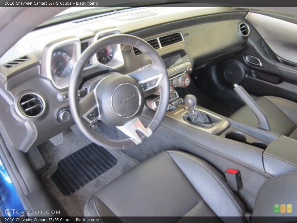 Black Interior Prime Interior for the 2010 Chevrolet Camaro SS/RS Coupe #51052802