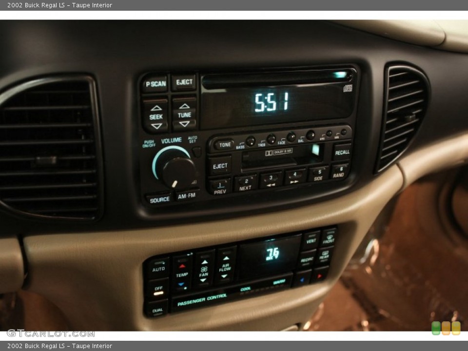 Taupe Interior Controls for the 2002 Buick Regal LS #51054535