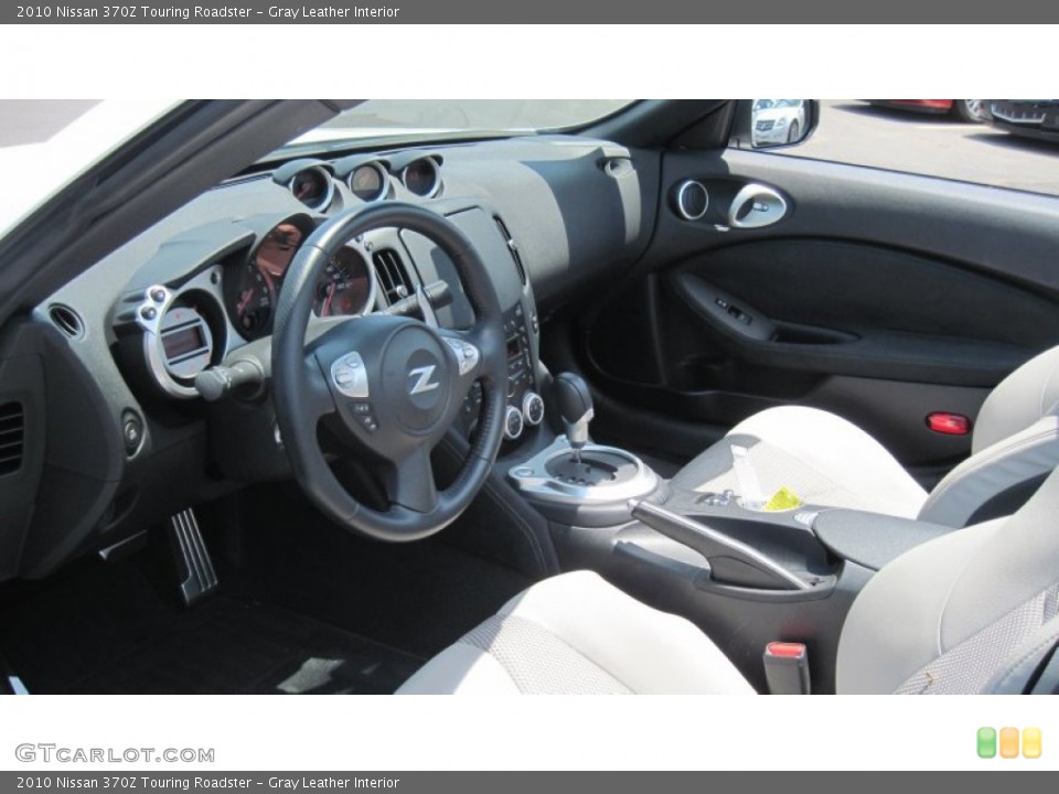 Gray Leather Interior Photo for the 2010 Nissan 370Z Touring Roadster #51056602