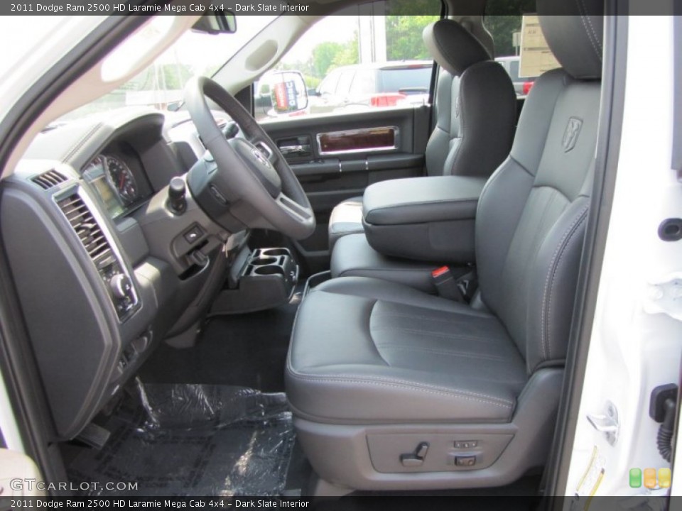 Dark Slate Interior Photo for the 2011 Dodge Ram 2500 HD Laramie Mega Cab 4x4 #51056635