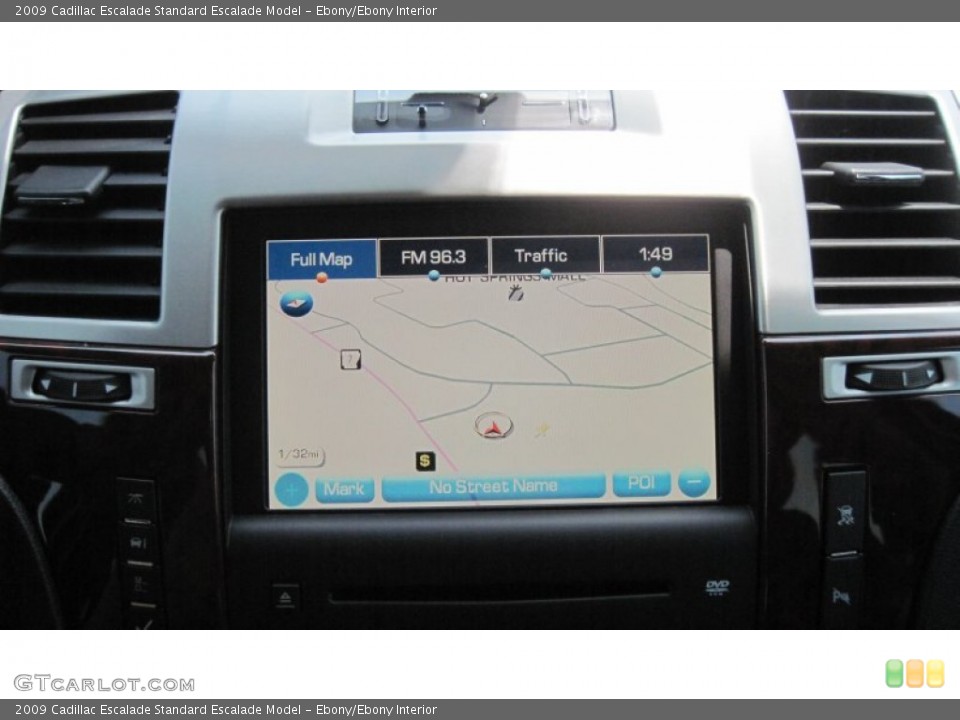 Ebony/Ebony Interior Navigation for the 2009 Cadillac Escalade  #51057133