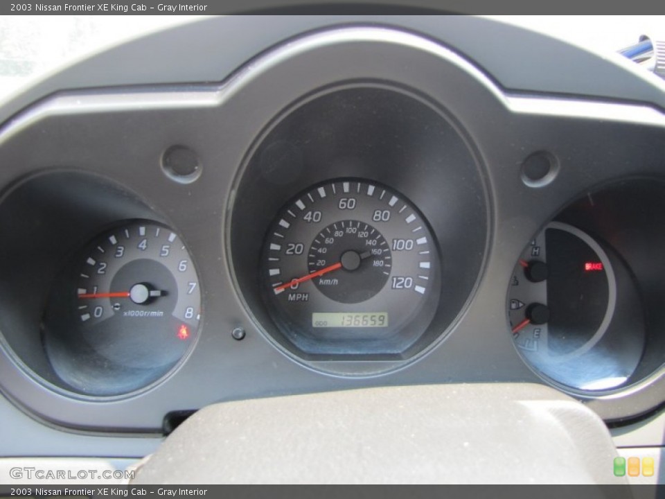 Gray Interior Gauges for the 2003 Nissan Frontier XE King Cab #51058168