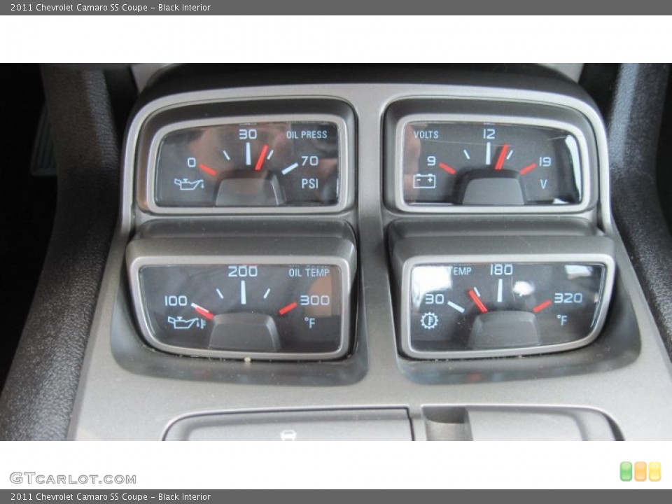 Black Interior Gauges for the 2011 Chevrolet Camaro SS Coupe #51058417