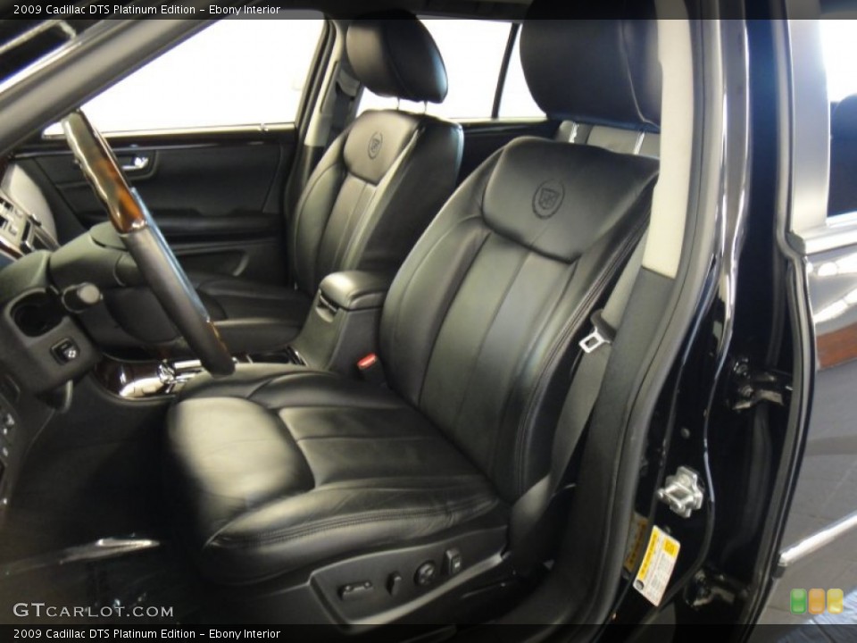 Ebony Interior Photo for the 2009 Cadillac DTS Platinum Edition #51059374