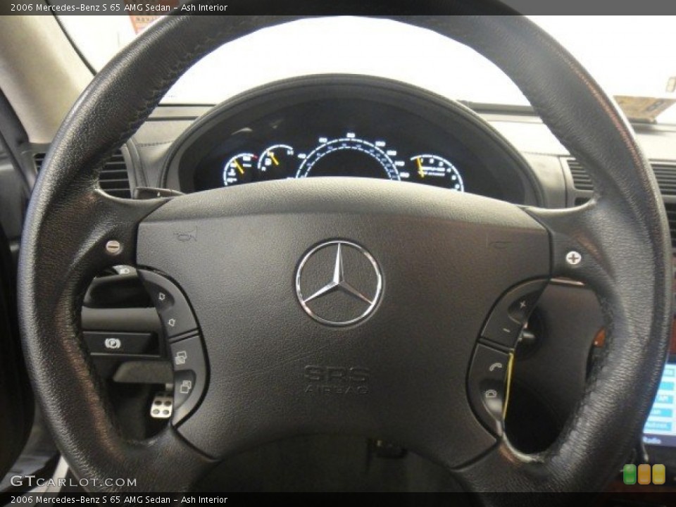 Ash Interior Steering Wheel for the 2006 Mercedes-Benz S 65 AMG Sedan #51060904