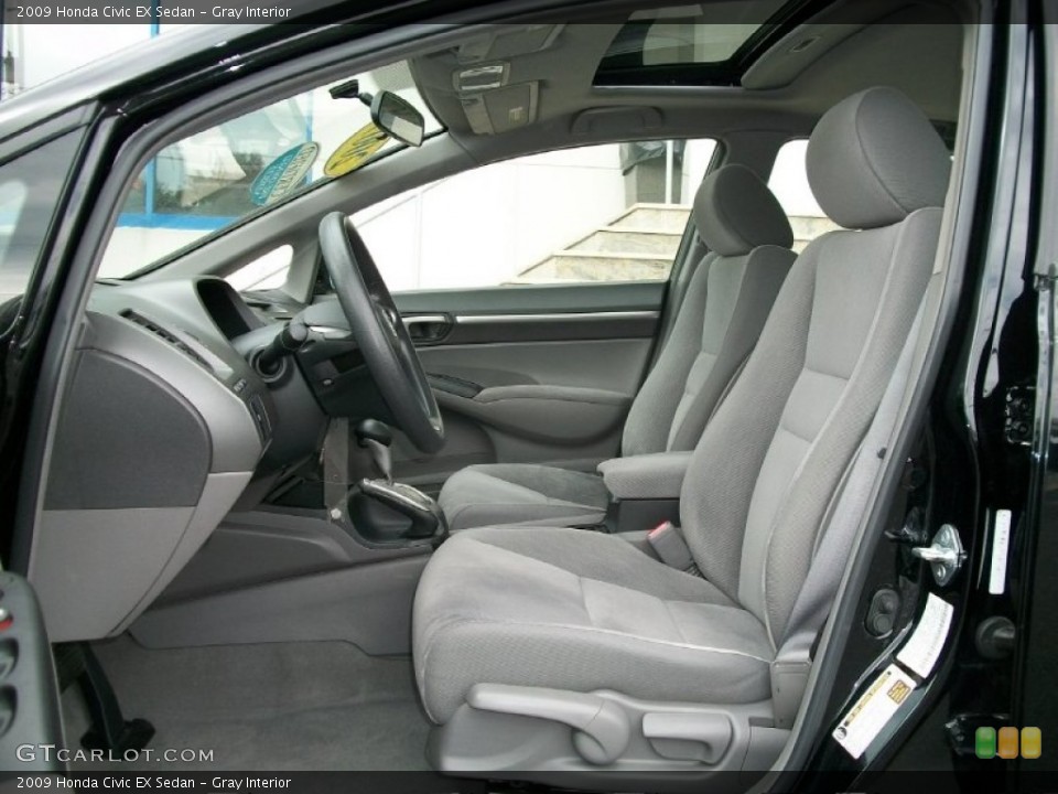 Gray Interior Photo for the 2009 Honda Civic EX Sedan #51061576