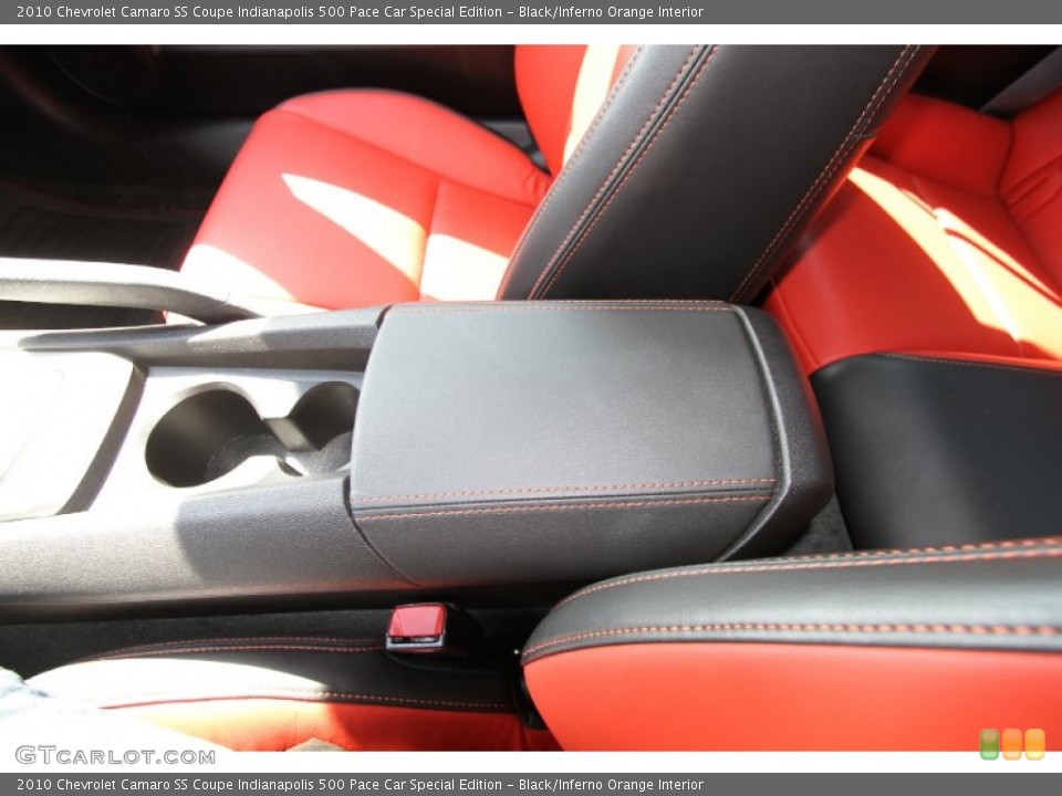 Black/Inferno Orange Interior Photo for the 2010 Chevrolet Camaro SS Coupe Indianapolis 500 Pace Car Special Edition #51063214
