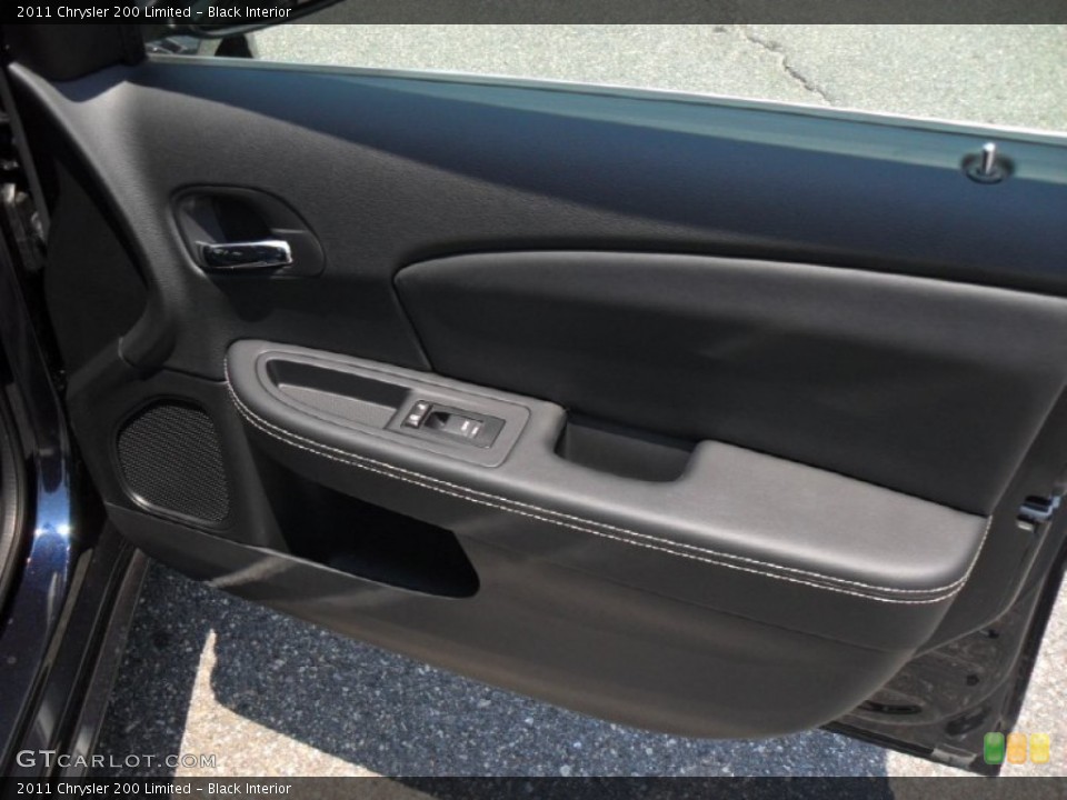 Black Interior Door Panel for the 2011 Chrysler 200 Limited #51065291