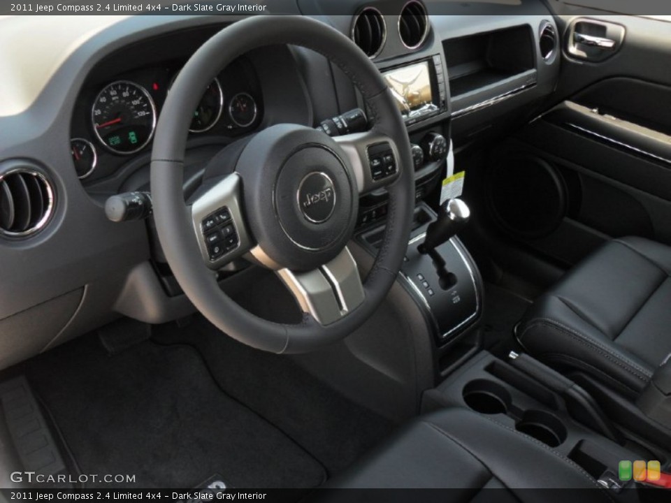Dark Slate Gray Interior Photo for the 2011 Jeep Compass 2.4 Limited 4x4 #51067169