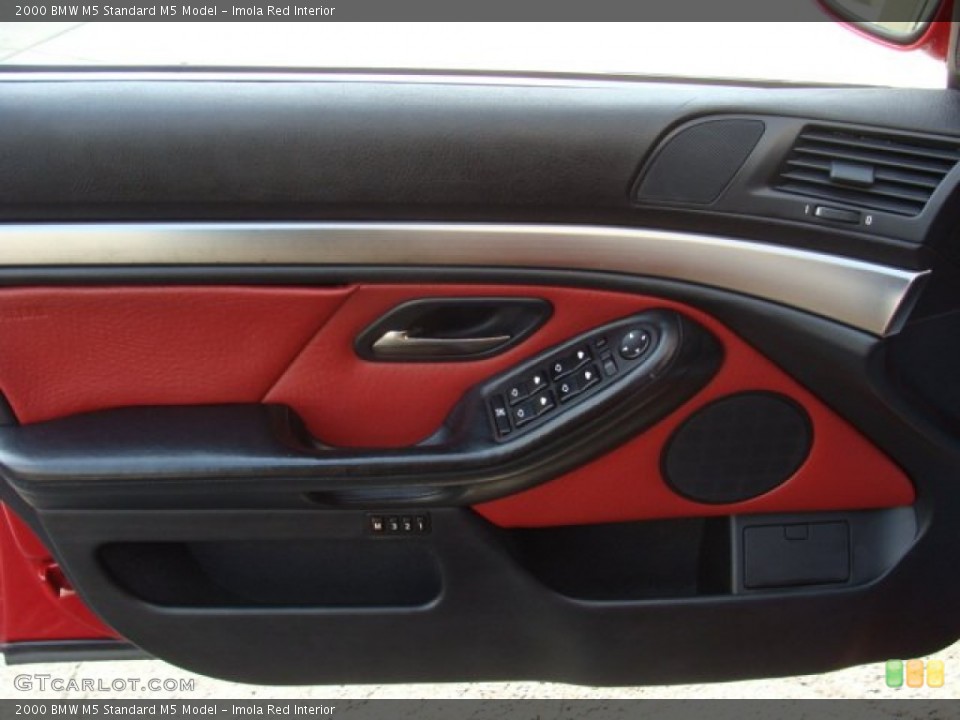 Imola Red Interior Door Panel for the 2000 BMW M5  #51070061
