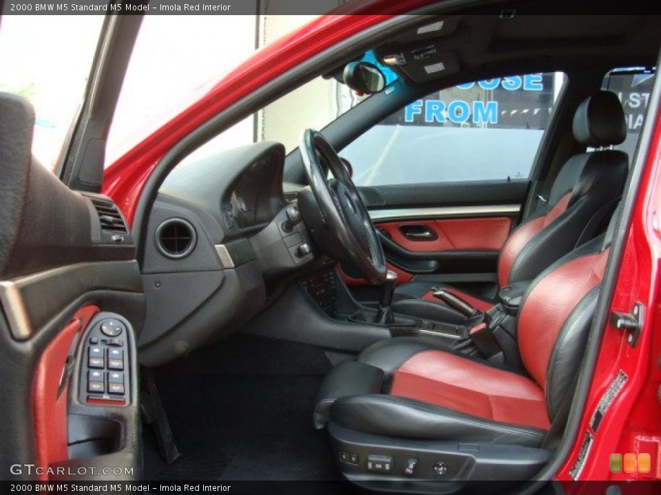 Imola Red Interior Photo for the 2000 BMW M5  #51070073