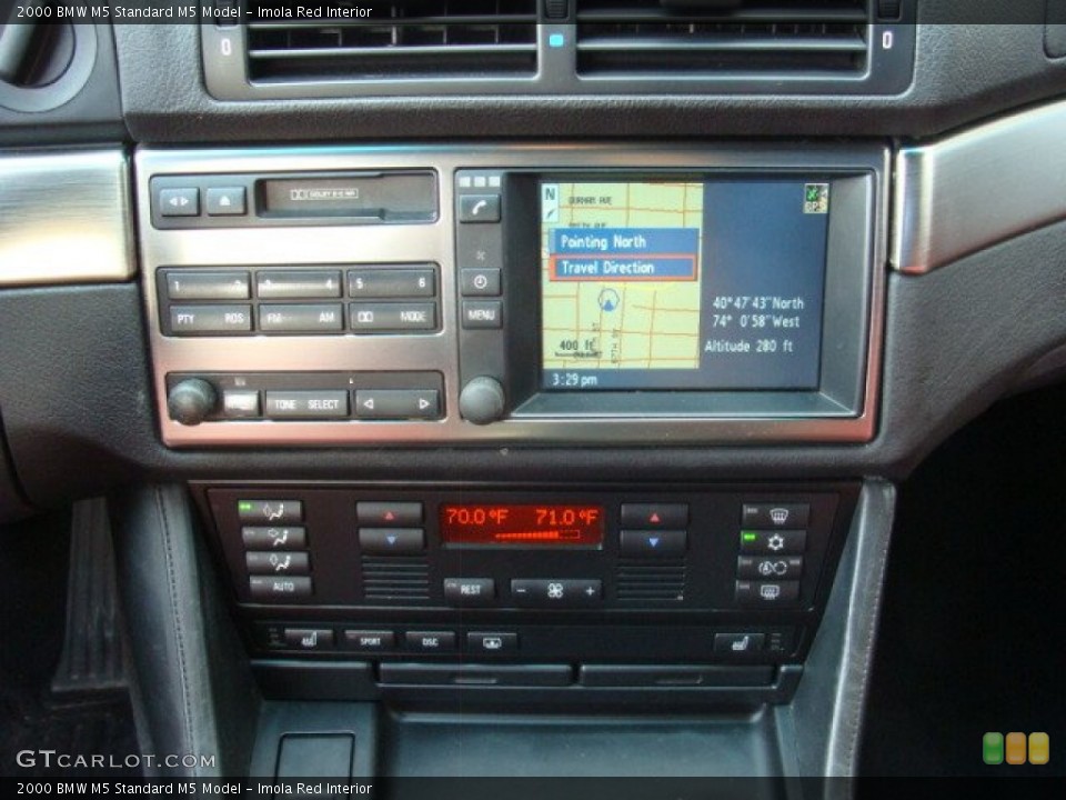 Imola Red Interior Controls for the 2000 BMW M5  #51070151